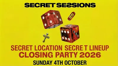 Secret Sessions - Ibiza - ROLL THE DICE - Closing Party Secret Sessions - Ibiza - ROLL THE DICE - Closing Party - EDM event at TBA - Secret location announced only to ticket holders in Ibiza