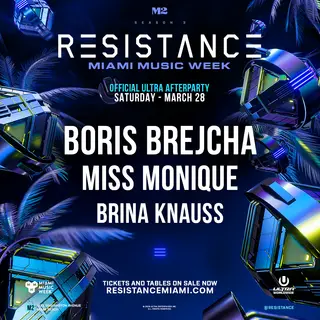Resistance MMW: Boris Brejcha, Miss Monique at M2 Miami
