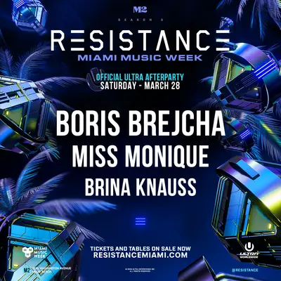 Resistance MMW: Boris Brejcha, Miss Monique - EDM event at M2 Miami in Miami