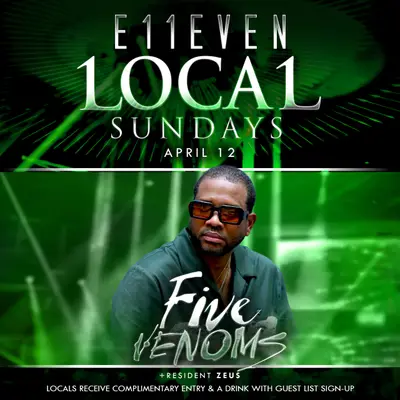 Five Venoms at E11EVEN - EDM event at E11EVEN MIAMI in Detroit