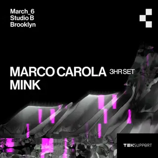 Teksupport: Marco Carola at Brooklyn Storehouse