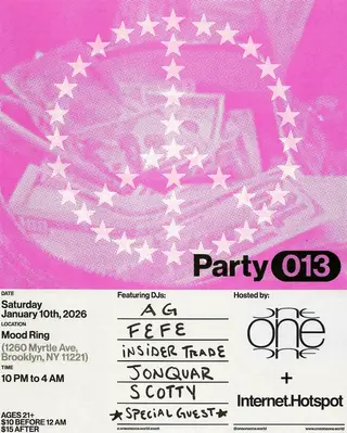 Internet Hotspot & oneoneone present Party 013 at Mood Ring