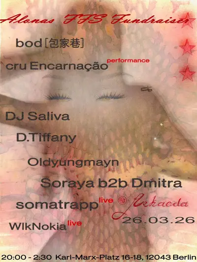 Alonas FFS Fundraiser - EDM event at arkaoda Berlin in Berlin