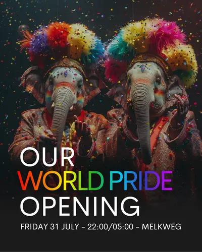 Our World Pride Opening - EDM event at Melkweg in Amsterdam