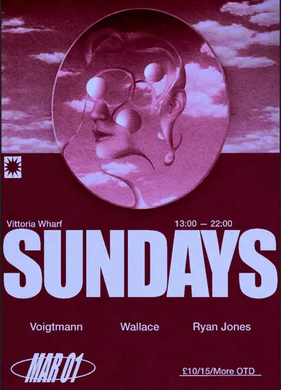 Sundays - EDM event at Vittoria Wharf Studio in London