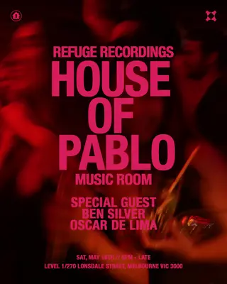 Refuge pres. House of Pablo ft Special Guest at Music Room Refuge pres. House of Pablo ft Special Guest at Music Room