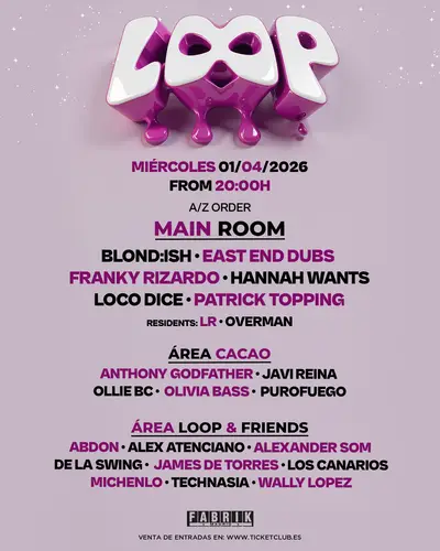 LOOP 5.0 en Fabrik LOOP 5.0 en Fabrik - EDM event at Fabrik in Madrid