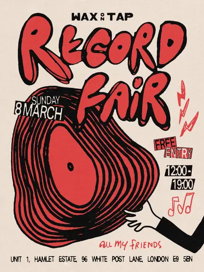 Wax On Tap Record Fair Wax On Tap Record Fair - EDM event at All My Friends in London