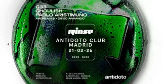 Rinse x Antidoto: G33, Ghoulish, Pablo Aristimuño at Sala ART Rinse x Antidoto: G33, Ghoulish, Pablo Aristimuño at Sala ART
