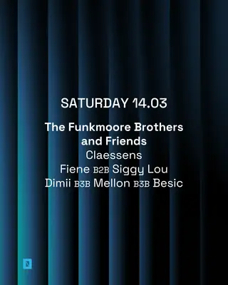 TOFFLER presents The Funkmoore Brothers and Friends at Toffler TOFFLER presents The Funkmoore Brothers and Friends at Toffler