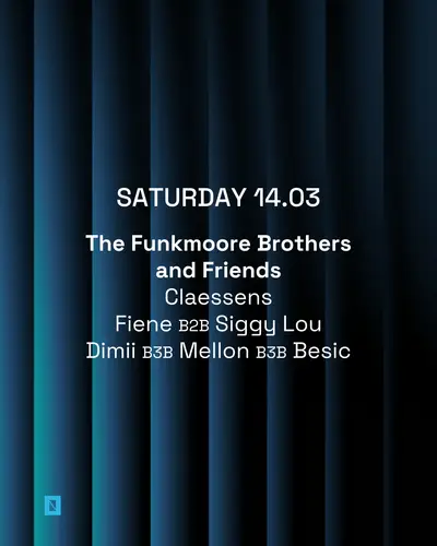 TOFFLER presents The Funkmoore Brothers and Friends - EDM event at Toffler in Rotterdam