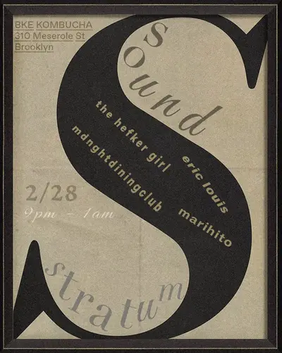 Sound Stratum - EDM event at BKE Kombucha in New York