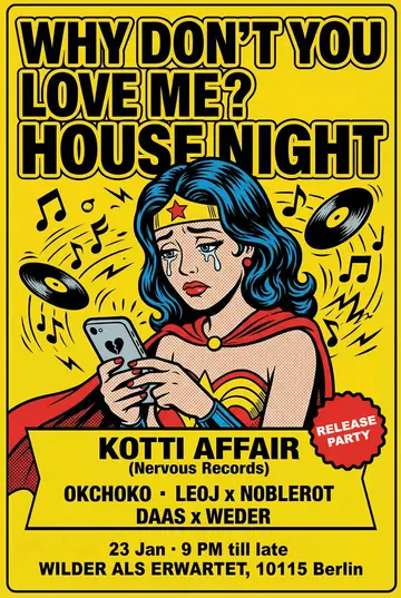 Why Don't You Love Me - Release Party at Wilder als Erwartet Why Don't You Love Me - Release Party at Wilder als Erwartet