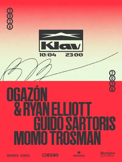 KLAV: Ogazón & RYAN ELLIOT - EDM event at Deseo BS AS in Manchester
