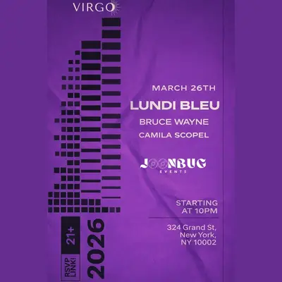 Purple Dream 03/27 Purple Dream 03/27 - EDM event at Virgo in New York