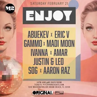 Original Label: Enjoy at M2 Miami Original Label: Enjoy at M2 Miami