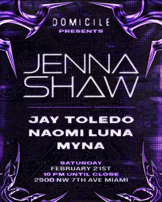 JENNA SHAW at Domicile JENNA SHAW at Domicile