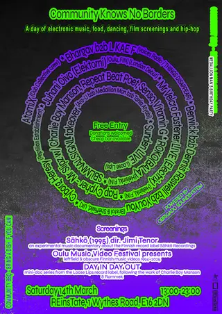 Community Knows No Borders (FREE ENTRY) all-dayer London 2026 | Lineup - EDM news article Community Knows No Borders (FREE ENTRY) all-dayer London 2026 | Lineup - EDM news article