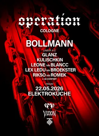 OPERATION w/ Bollmann & LEX LEDU at Elektroküche