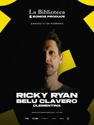 Ricky Ryan & MORE ARTISTS - by SOMOS PRODUCE, LA BIBLIOTECA at TBA - La Biblioteca, San Telmo