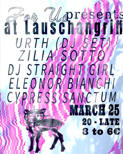 FOR US: DISINHIBITION - EDM event at Lauschangriff in Berlin