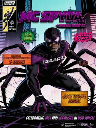 Crowd Reaction presents: MC Spyda (Basslayerz) • Bristol at The Clock Factory Crowd Reaction presents: MC Spyda (Basslayerz) • Bristol at The Clock Factory