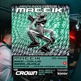 Mental Block: Mattik + Support at The Crown Mental Block: Mattik + Support at The Crown