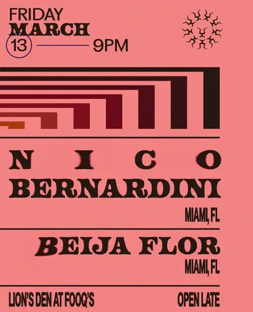 Nico Bernardini, Beija Flor at Lion's Den Nico Bernardini, Beija Flor at Lion's Den