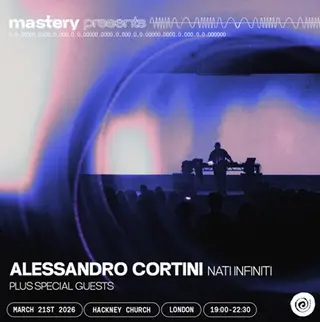 Mastery presents Alessandro Cortini at Hackney Church Mastery presents Alessandro Cortini at Hackney Church