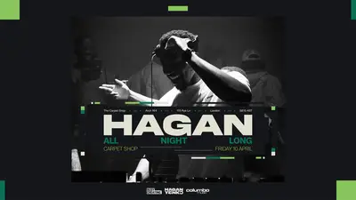 Hagan (All Night Long) @ The Carpet Shop, Peckham - EDM event at The Carpet Shop in London