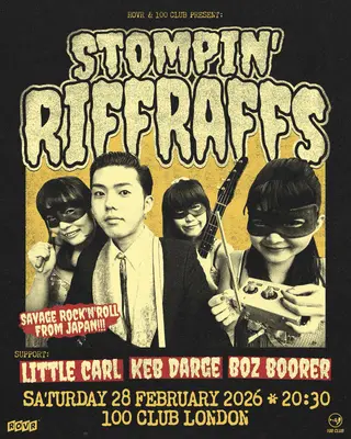 ROVR presents: Stompin Riffraffs LIVE at 100 Club