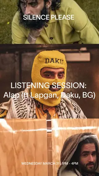 LISTENING SESSION: Alap (ft Lapgan, Daku, BG) at Silence Please LISTENING SESSION: Alap (ft Lapgan, Daku, BG) at Silence Please