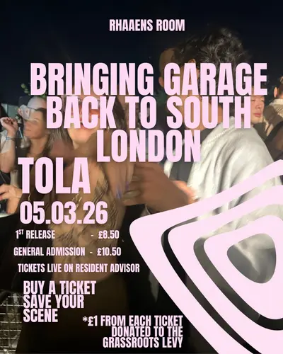 Rhaaens Room - EDM event at Tola in London