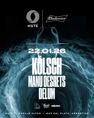 Kolsch & MORE ARTISTS - by MUTE, MAR DEL PLATA at TBA - Mute - Club de Mar, Mar del Plata