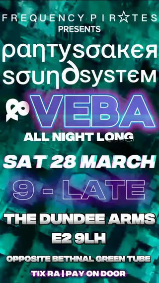 PANTY SOAKER SOUND SYSTEM at The Dundee Arms, Bethnal Green PANTY SOAKER SOUND SYSTEM at The Dundee Arms, Bethnal Green