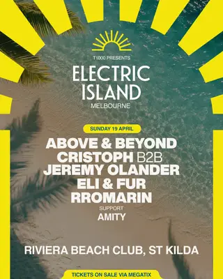Electric Island Melbourne: Sunday at Riviera Beach Club Electric Island Melbourne: Sunday at Riviera Beach Club