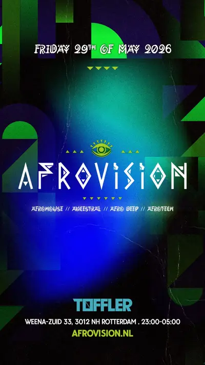 Afrovision - EDM event at Toffler in Rotterdam
