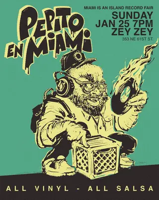 Miami Is An Island: Record Fair + Vinyl Party at ZeyZey