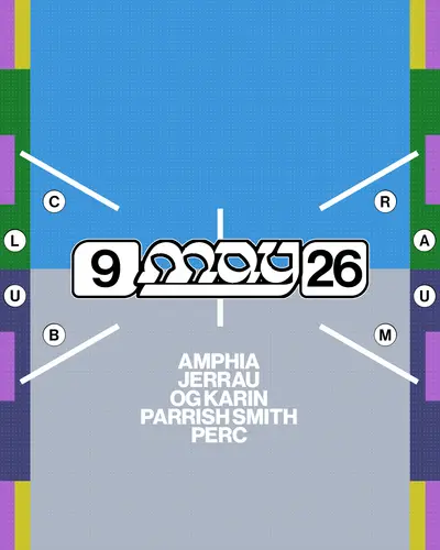 Amphia, Jerrau, OG Karin, Parrish Smith, Perc Amphia, Jerrau, OG Karin, Parrish Smith, Perc - EDM event at CLUB RAUM in Amsterdam