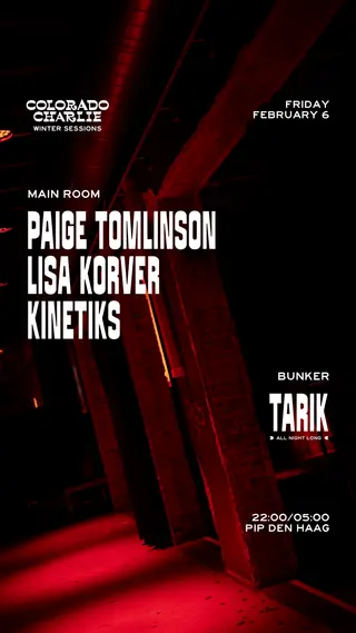 Colorado Charlie - Winter Sessions (SOLD OUT) at PIP Den Haag Colorado Charlie - Winter Sessions (SOLD OUT) at PIP Den Haag