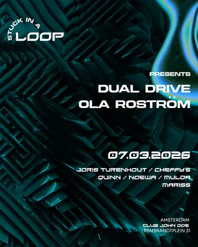 Stuck in a Loop with Ola Roström (SE), Dual Drive (SE) Stuck in a Loop with Ola Roström (SE), Dual Drive (SE) - EDM event at John Doe in Amsterdam