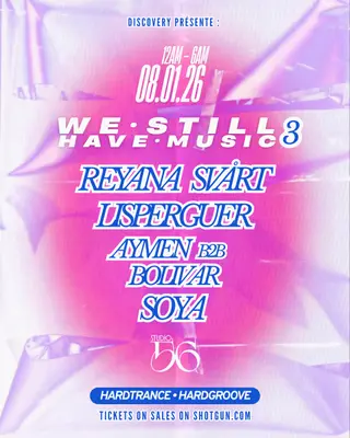 We Still Have Music #3 – Hardtrance/Hardgroove (08.01.26) at Studio56