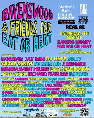 Ravenswood & Friends For Eat Or Heat 2026 at Ravenswood Industrial Estate Ravenswood & Friends For Eat Or Heat 2026 at Ravenswood Industrial Estate