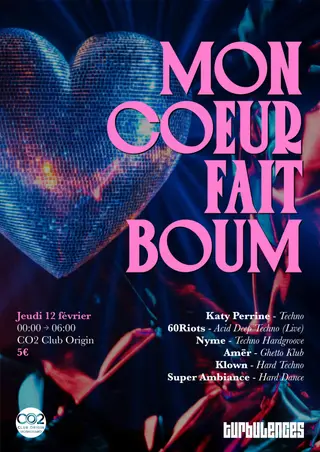 Mon coeur fait boum at CO² Club Origin
