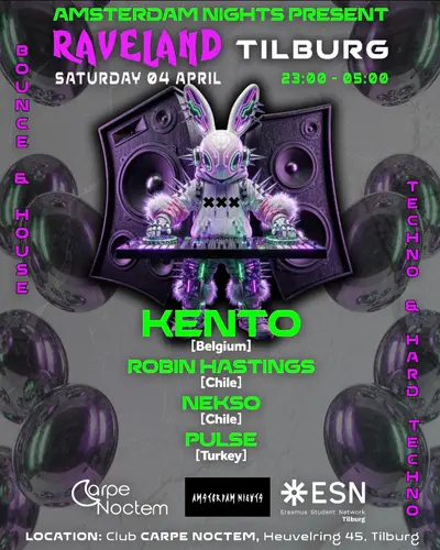 RAVELAND Tilburg: Harder Dances - EDM event at ESN Tilburg Carpe Noctem in Tilburg
