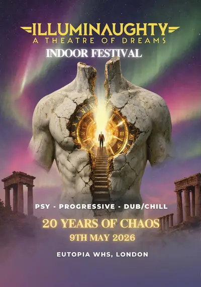 IllumiNaughty: 20 Years Of Chaos - EDM event at Eutopia Whs in London