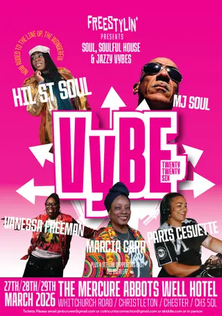 VyBE at TBA - The Mercure Abbots Well Hotel Whitchurch Rd Chester CH3 5QL VyBE at TBA - The Mercure Abbots Well Hotel Whitchurch Rd Chester CH3 5QL