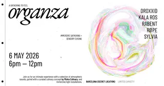 Organza immersive gathering + sensory cuisine at Studio Stereo Organza immersive gathering + sensory cuisine at Studio Stereo