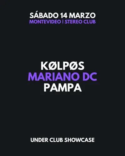 Under Club & STEREO CLUB - MONTEVIDEO - URUGUAY - EDM event at Under Club in Manchester