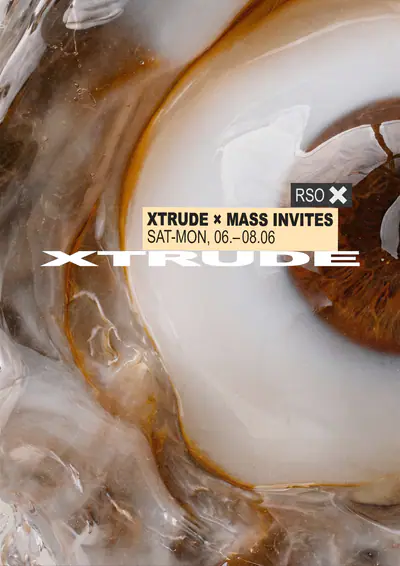 XTRUDE x MASS INVITES w/ Psyk, Setaoc Mass, ASEC live, Laure Croft, Jensen Interceptor - EDM event at RSO.BERLIN in Berlin